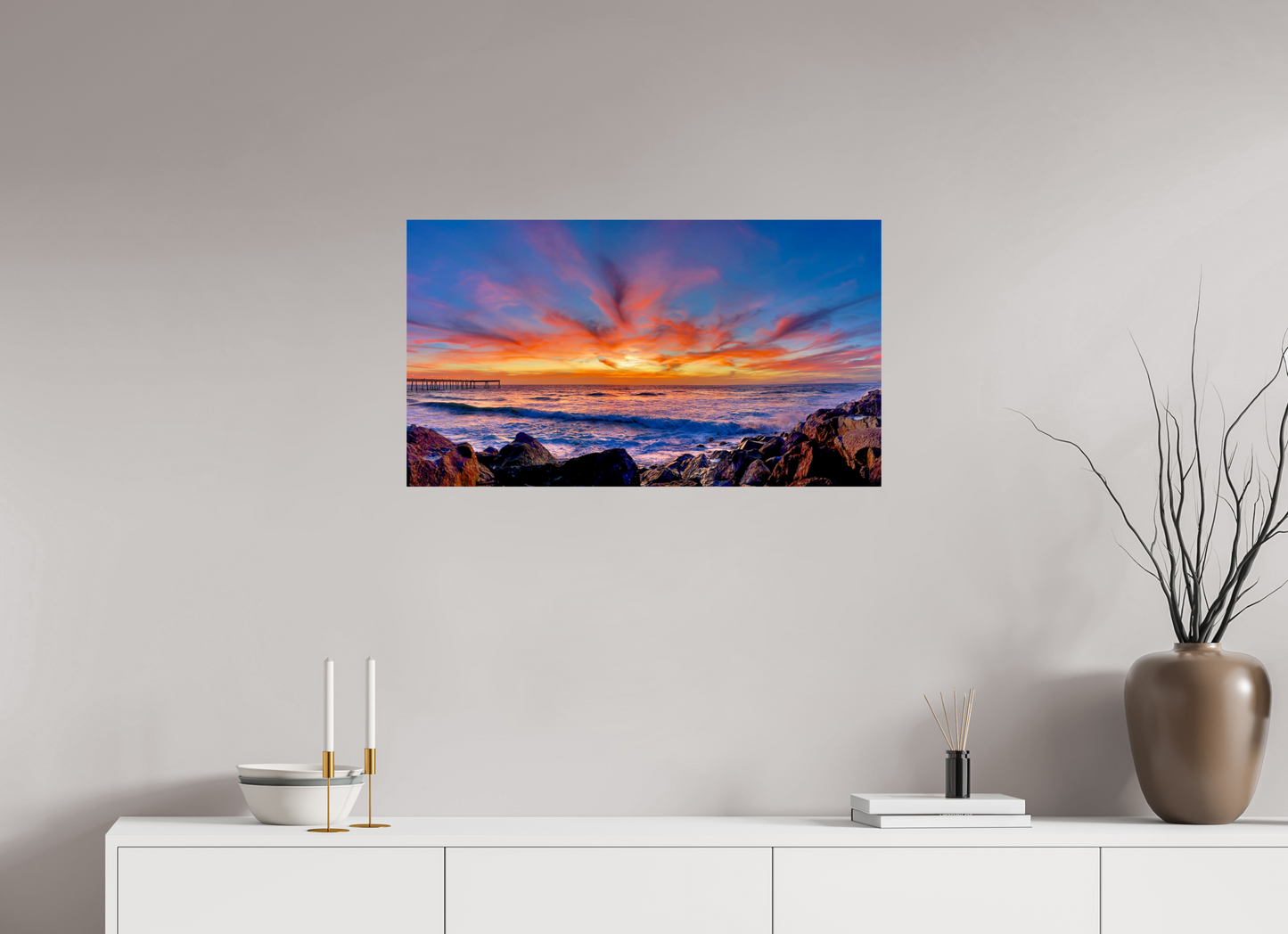 Pacifica Sunset : 16x9
