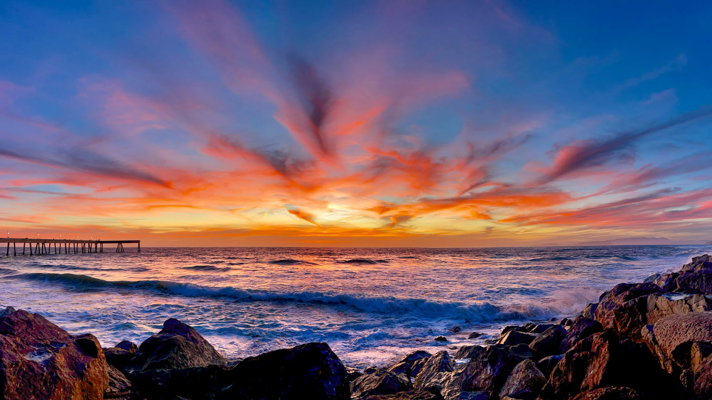 Pacifica Sunset : 16x9